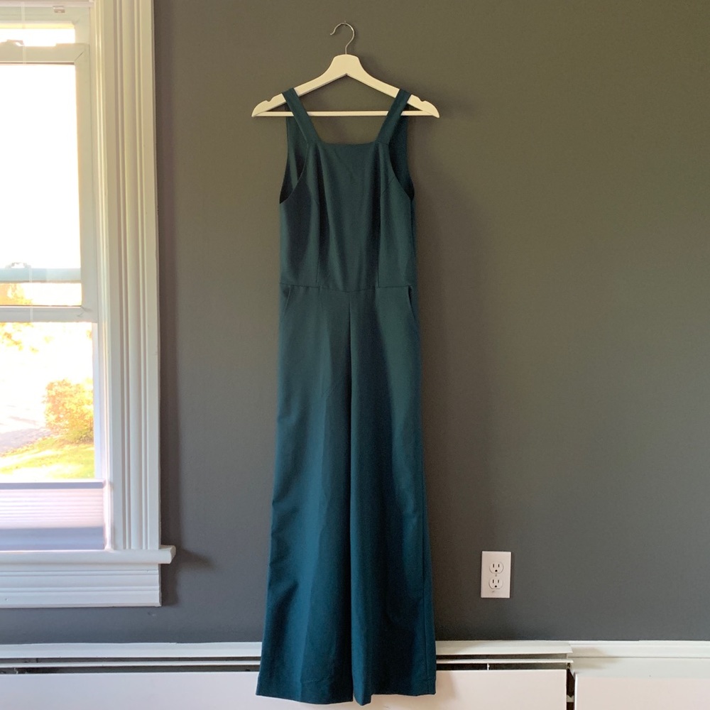 Green Tie-Back Jumpsuit